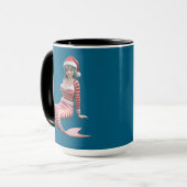 Kerst Zeemeermin Mok (Voorkant links)