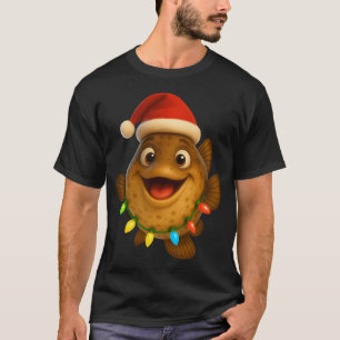 Kerst Zeepaling Vis T-shirt