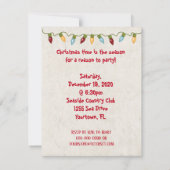 Kerst zeester in strandsand voor feest kaart (Achterkant)