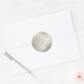 Kerst Zilver Sneeuwvlokken stickers (Envelop)