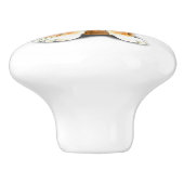 Kerst zingende hond kunst deurknop keramische knop (Zijkant)