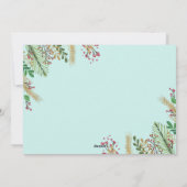 Kerst Zwangerschap Aankondiging Kerst Kaart (Achterkant)