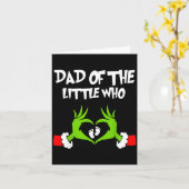 Kerst zwangerschapsaankondiging Grappige vader van Kaart (Gele Bloem)