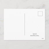 Kerst-zwarte kat feestdagenkaart (Achterkant)