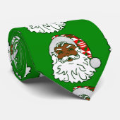 kerst zwarte kerstman kwanzaa kente stropdas (Opgerold)