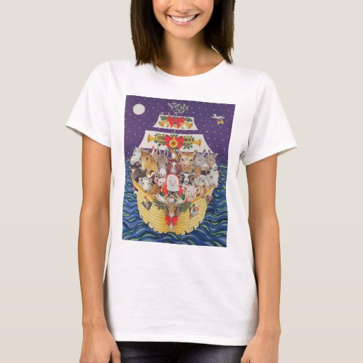 kerstaankomst t-shirt (Voorkant)