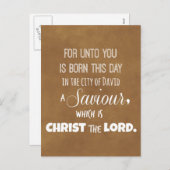 Kerstabel Feestdagenkaart (Voorkant / Achterkant)