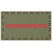 Kerstabel, groen geplakt 60 x 104 tafelkleed (Voorkant (Horizontaal))