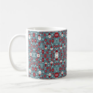 Kerstabel patroon koffiemok