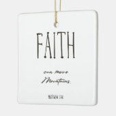 Kerstabel Verse Faith Ceramic Ornament (Links)