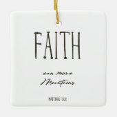 Kerstabel Verse Faith Ceramic Ornament (Voorkant)
