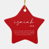 Kerstabel Verse keramische versiering Keramisch Ornament (Achterkant)