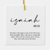 Kerstabel Verse keramische versiering Keramisch Ornament (Voorkant)