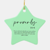 Kerstabel Verse keramische versiering Keramisch Ornament (Voorkant)