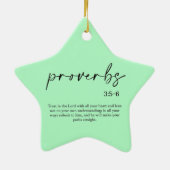 Kerstabel Verse keramische versiering Keramisch Ornament (Achterkant)