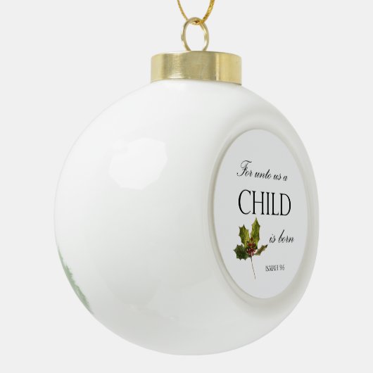 Kerstabel Verse Ornament keramisch gebak (Links)