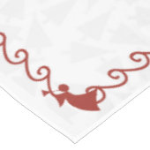 Kerstabel Witte & Rode 52 x 72 Tafelkleed (Gekanteld)