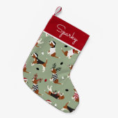 Kerstabelles Groen Kleine Kerstsok (Voorkant (Hangend))