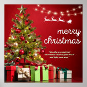 kerstaboom poster (Voorkant)