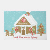 Kerstabrood Grootmahuis Gepersonaliseerd Deurmat (Voorkant)