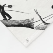 Kerstacadecadeau voor chirurg Arborist Fleece Deken (Hoek)