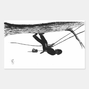 Kerstacadecadeau voor chirurg Arborist Rechthoekige Sticker