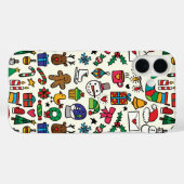 Kerstaccent ontwerp Case-Mate iPhone case (Achterkant (horizontaal))