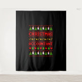 kerstaccountant wandkleed (Voorkant)