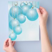 Kerstachtergrond Flyer (Hand)