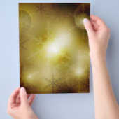 Kerstachtergrond Flyer (Hand)