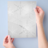 Kerstachtergrond Flyer (Hand)