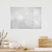 Kerstachtergrond Poster (Keuken)