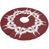 Kerstachtige rok Wolf Pup Tree Skirt Kerstboom Rok (Gekanteld)