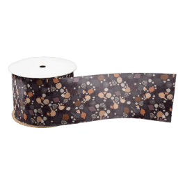 Kerstachtige vogels, kegels, bloemen op lint