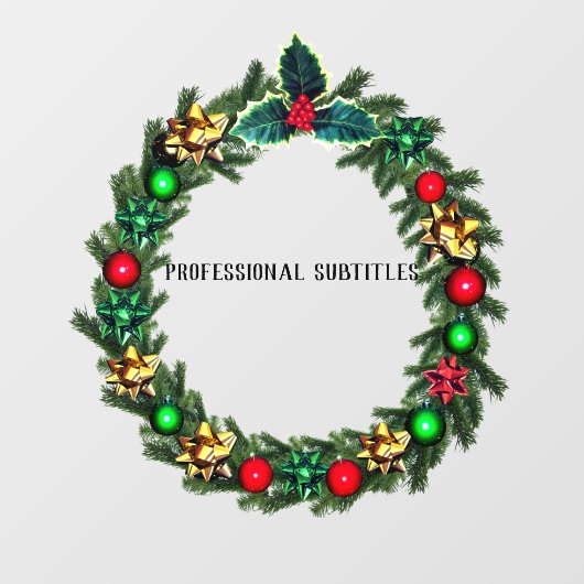 Kerstadedecoraties Raamsticker (Vel)