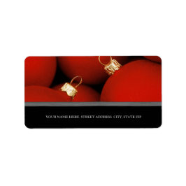 Kerstadres — Mailinglabels Etiket