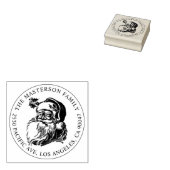  kerstadres voor kerstmis 	rubberstempel (Gestempeld)