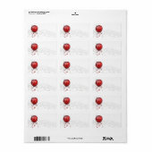 kerstAdresetiketten Etiket (Full Sheet)