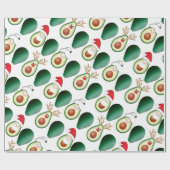 Kerstadvocaten Kerstman, Rudolph en Mrs Claus Cadeaupapier (Vlak)