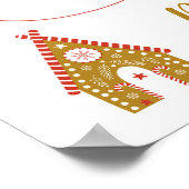 kerstafbeeldingen kinder poster (Hoek)