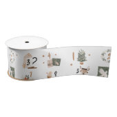 Kerstaftellen Advent Calendar Wrapping Paper Lint (Spoel)