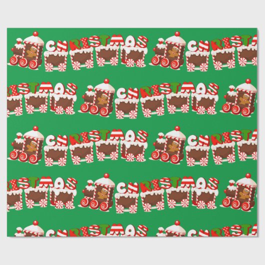 Kerstagebak Cadeaupapier (Vlak)