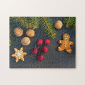 Kerstagebak Legpuzzel (Horizontaal)