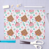 Kerstagebak, Snoep en cupcakes Tissuepapier (Craft)