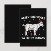 Kerstagebeitje — kerstmangebeitje RSVP kaartje (Voorkant / Achterkant)