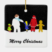 Kerstagekeramiek Keramisch Ornament (Achterkant)