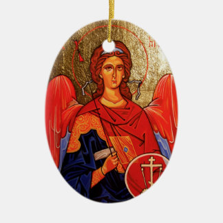 Kerstageornament Heilige Archangel Michael Keramisch Ornament