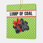 Kerstageversiering van steenkool keramisch ornament (Links)