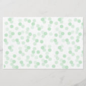 Kerstaille in het groen. (Achterkant)