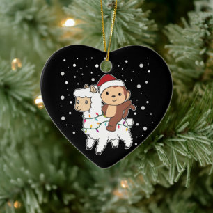 Kerstairdieren Keramisch Ornament